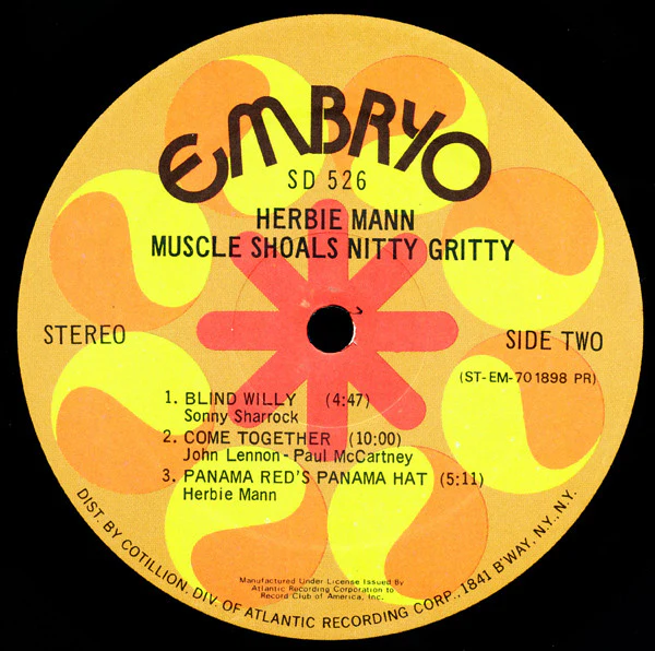 Herbie Mann - Muscle Shoals Nitty Gritty (LP, Album, Club, PR) (Very Good Plus (VG+)) - Image 5
