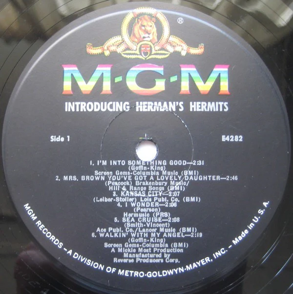 Herman's Hermits - Introducing Herman's Hermits (LP, Album, Mono, 2nd) (Very Good (VG)) - Image 3