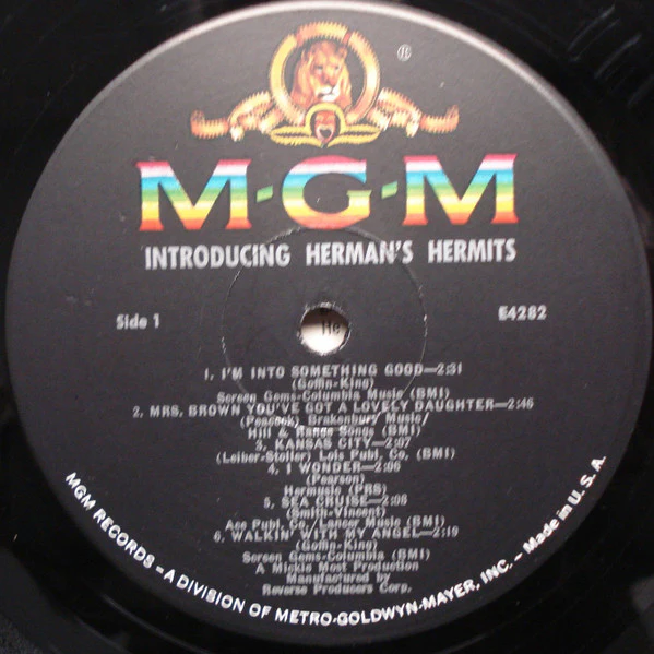 Herman's Hermits - Introducing Herman's Hermits (LP, Album, Mono, 2nd) (Very Good (VG)) - Image 3