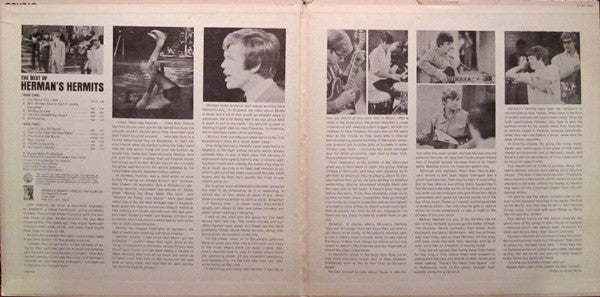 Herman's Hermits - The Best Of Herman's Hermits (LP, Comp, Mono, Gat) (Very Good Plus (VG+)) - Image 2