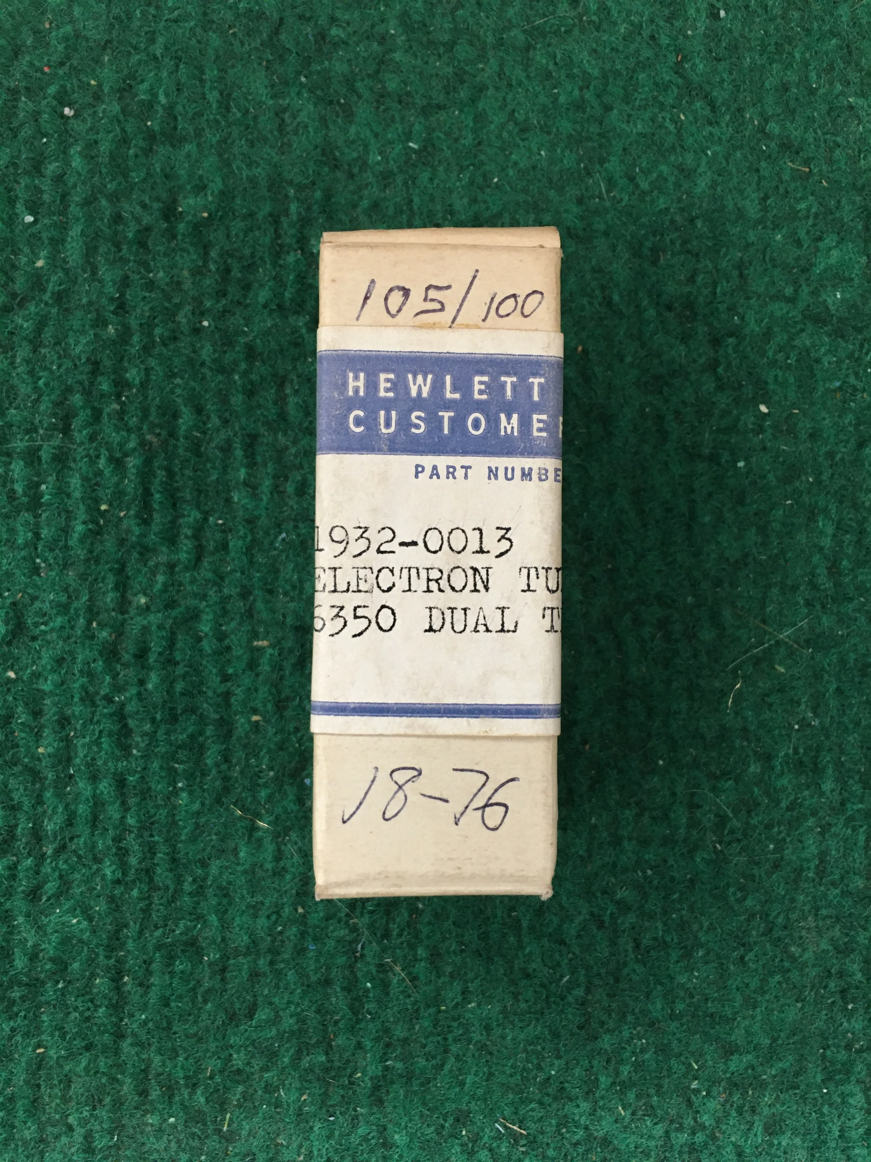 Hewlett-Packard 6350 Vacuum Tube * Tested 105/100