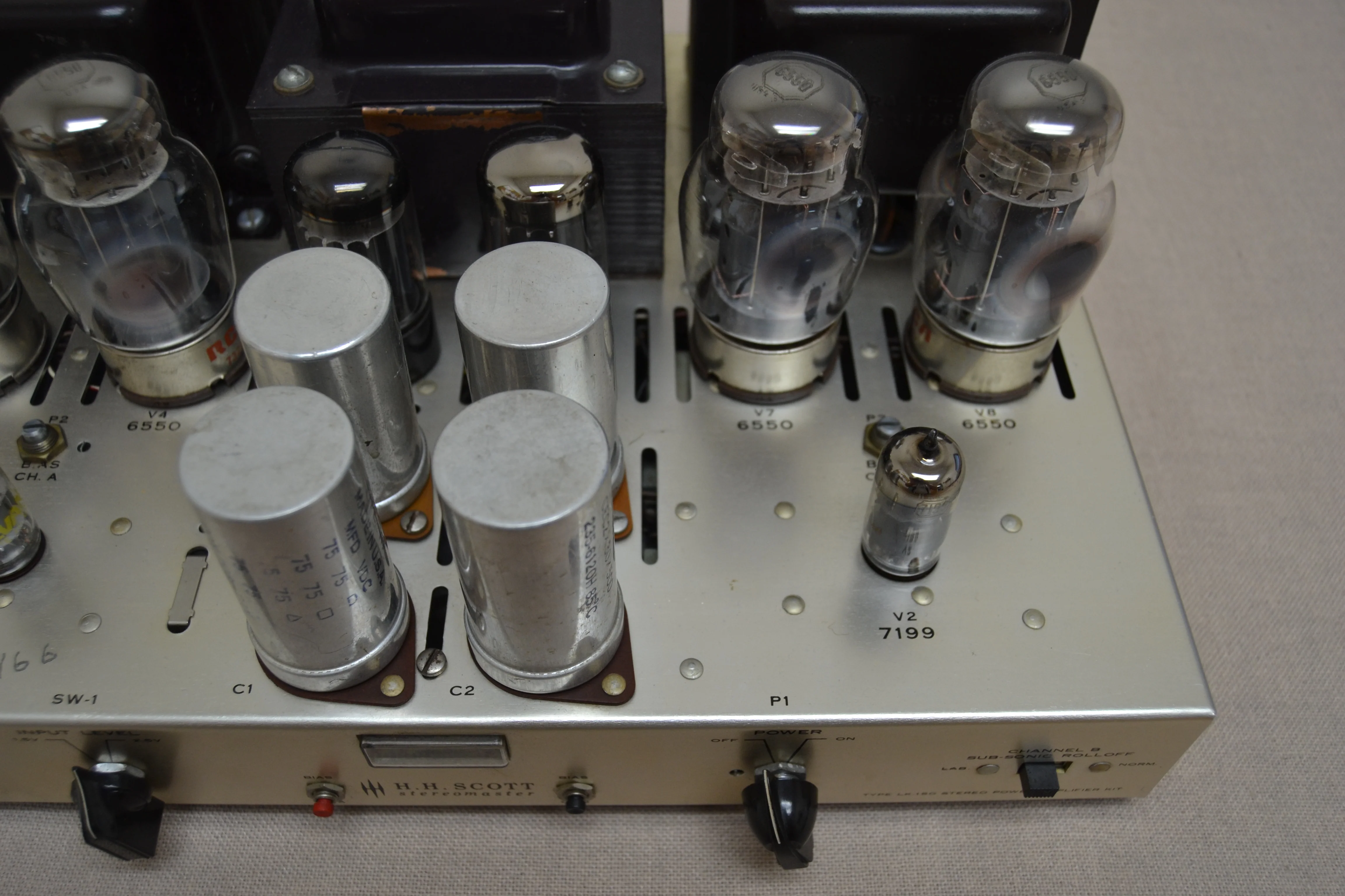 HH Scott LK-150 Tube Stereo Power Amplifier (1961) * Fully Serviced * Manual and Schematics - Image 15