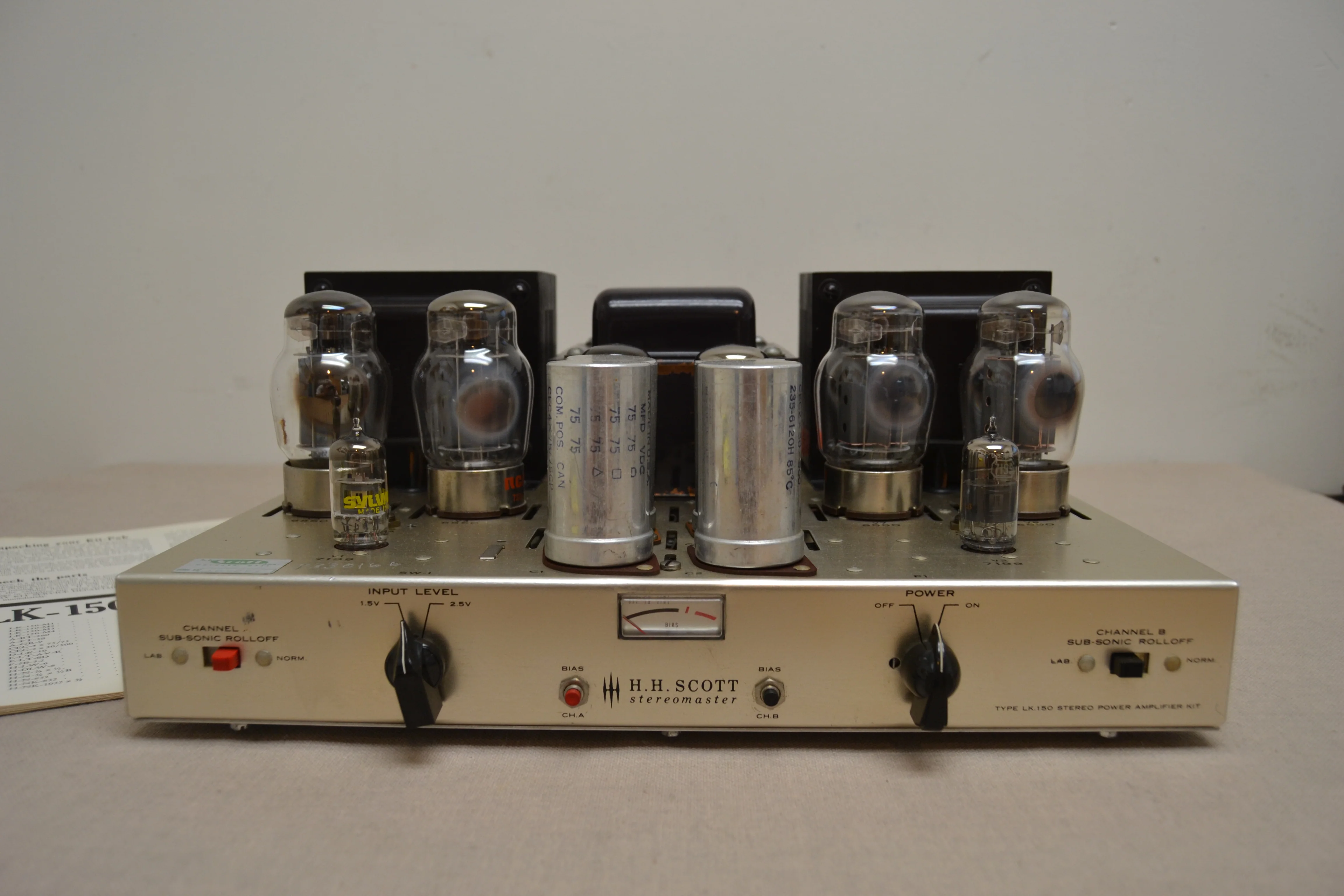 HH Scott LK-150 Tube Stereo Power Amplifier (1961) * Fully Serviced * Manual and Schematics - Image 19