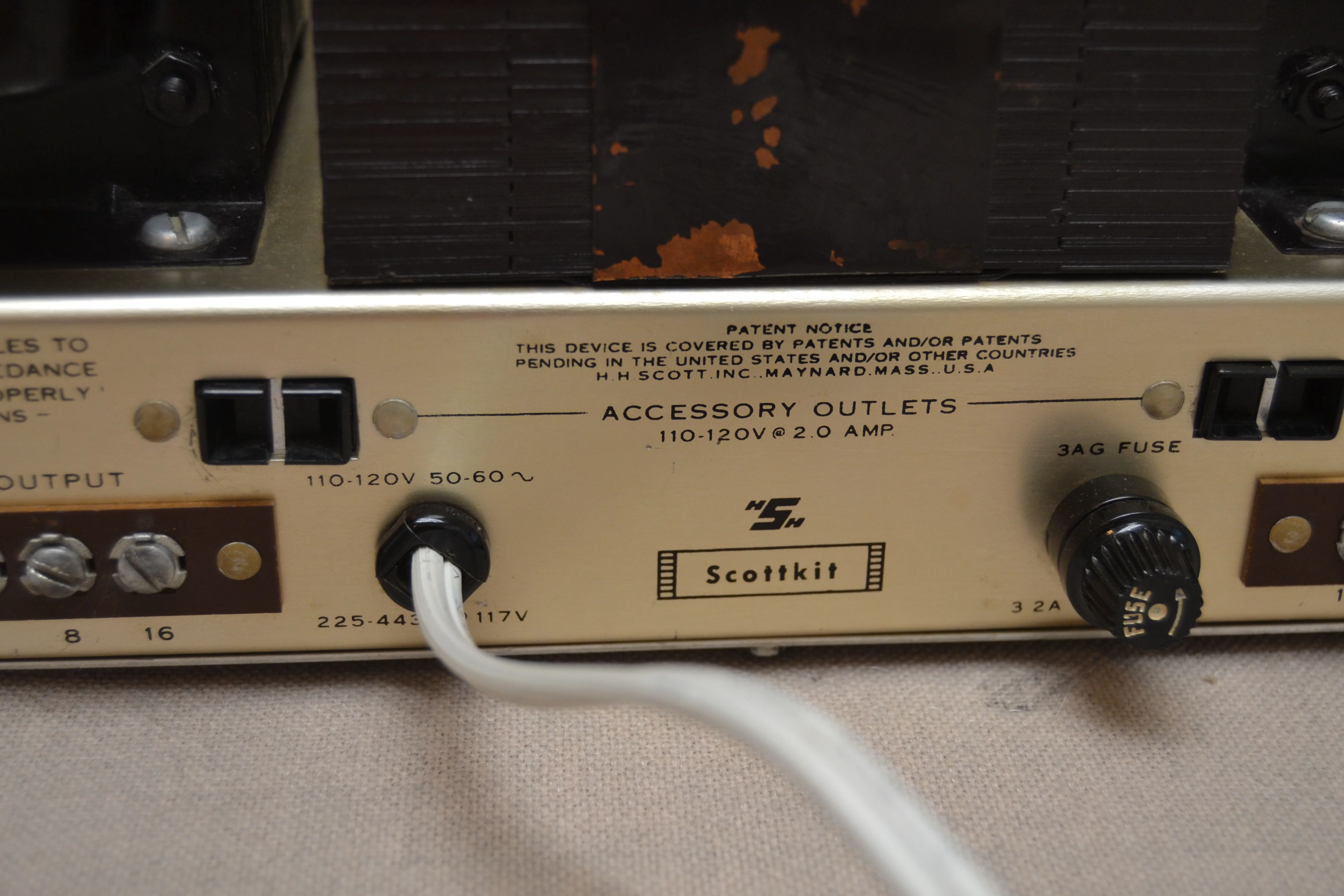 HH Scott LK-150 Tube Stereo Power Amplifier (1961) * Fully Serviced * Manual and Schematics - Image 4