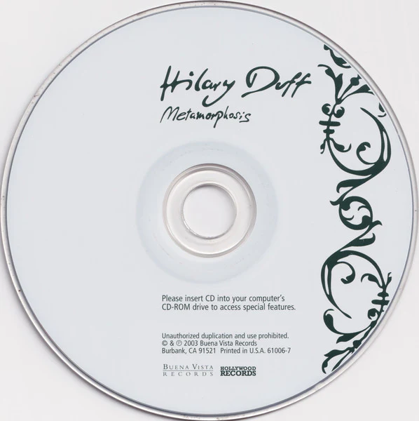 Hilary Duff - Metamorphosis (CD, Album, Enh, Cin) (Mint (M)) - Image 3