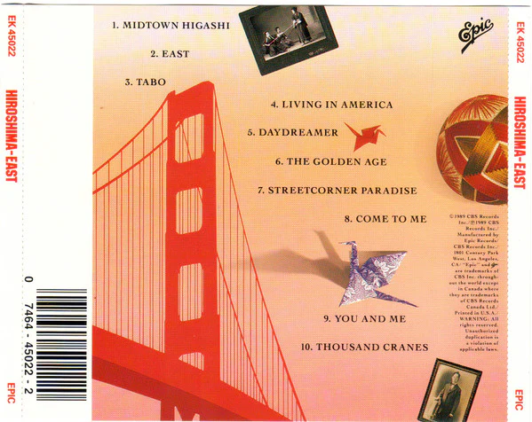 Hiroshima - East (CD, Album) (Near Mint (NM or M-)) - Image 2
