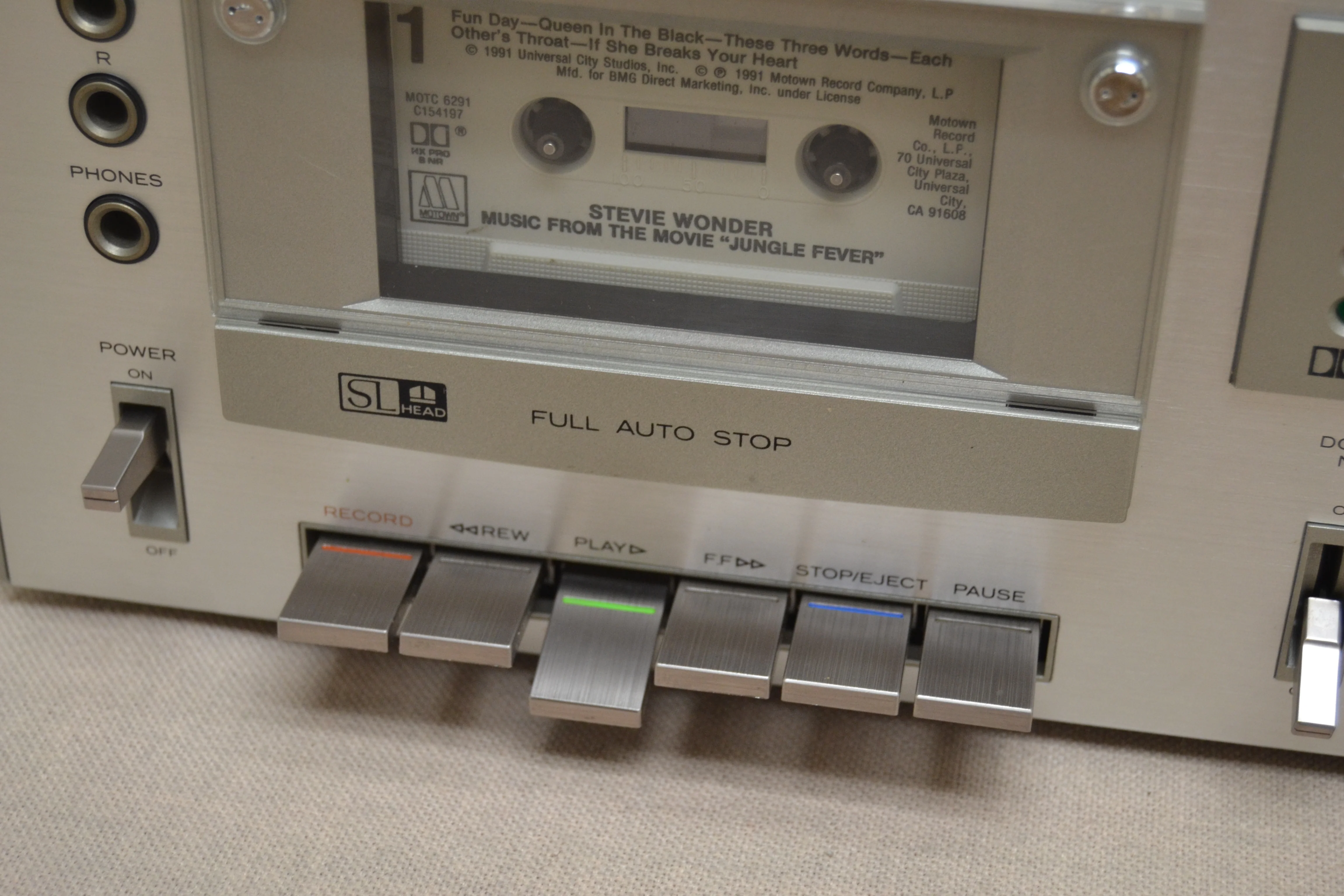 Hitachi D-220 Single Cassette Deck * Fully Serviced * New Belts - Image 6