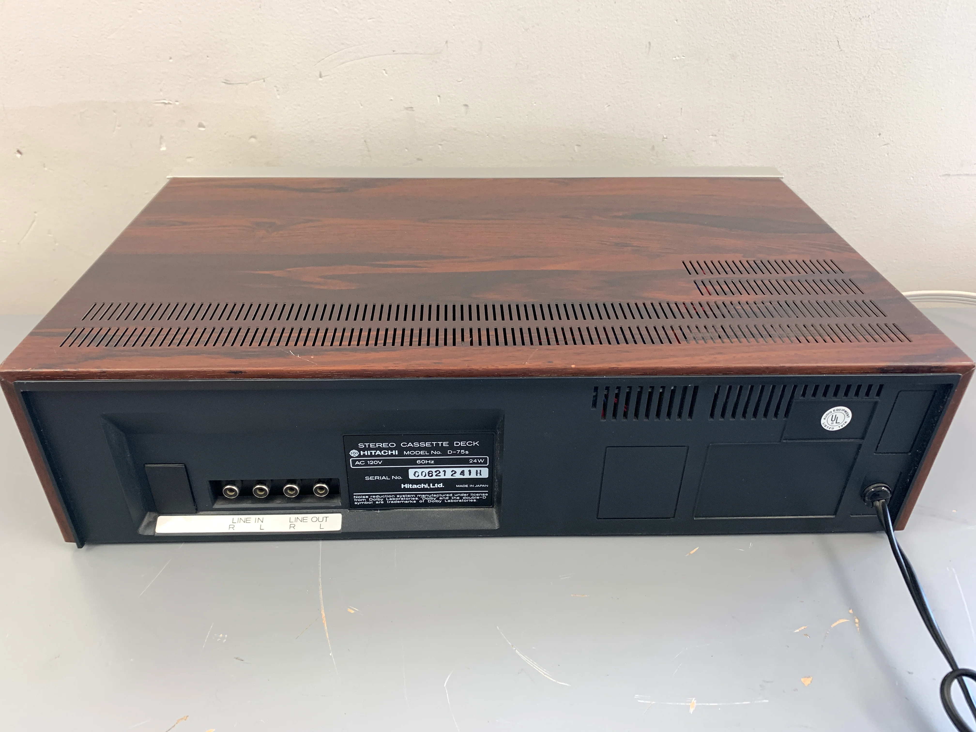 Hitachi D-75S Single Cassette Deck * Fully Serviced !!!! - Image 11