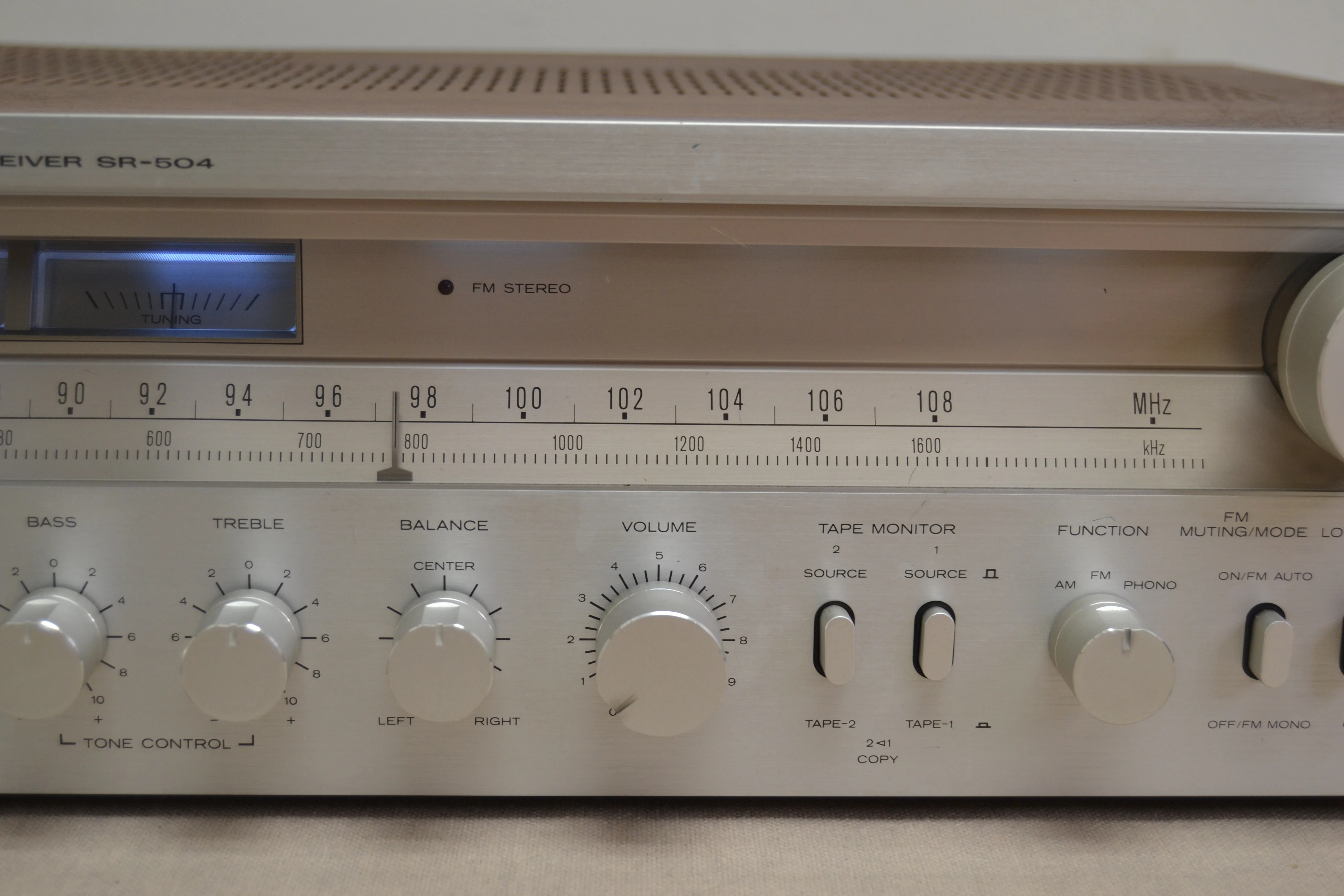 Hitachi SR-504 Stereo Receiver * 27W RMS * 1979 - Image 4