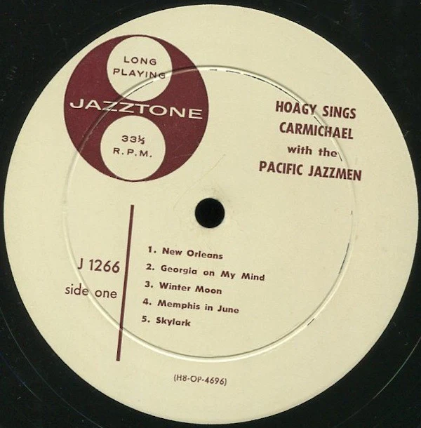 Hoagy Carmichael - Hoagy Sings Carmichael With The Pacific Jazzmen (LP, Mono, Club, RE) (Very Good Plus (VG+)) - Image 3