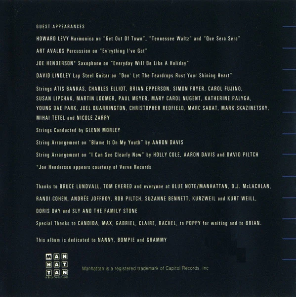 Holly Cole Trio - Don't Smoke In Bed (CD, Album) (Near Mint (NM or M-)) - Image 5