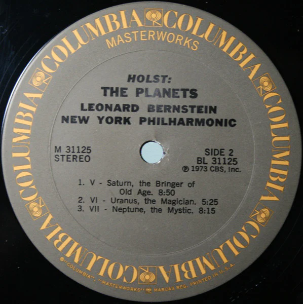 Gustav Holst - Leonard Bernstein, New York Philharmonic - The Planets (LP, Album) (Near Mint (NM or M-)) - Image 4