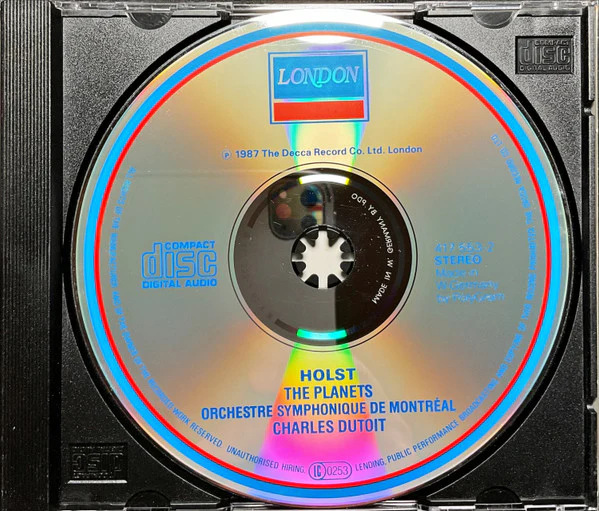 Holst*, Orchestre Symphonique De Montréal* / Charles Dutoit - The Planets (CD, Album) (Near Mint (NM or M-)) - Image 3