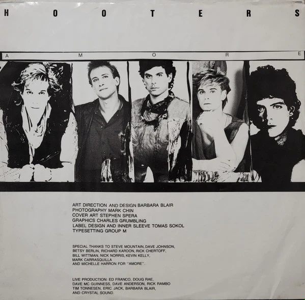 The Hooters - Amore (LP, Album) (Very Good (VG)) - Image 3