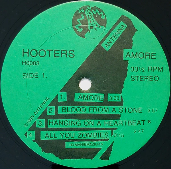 The Hooters - Amore (LP, Album) (Very Good (VG)) - Image 5