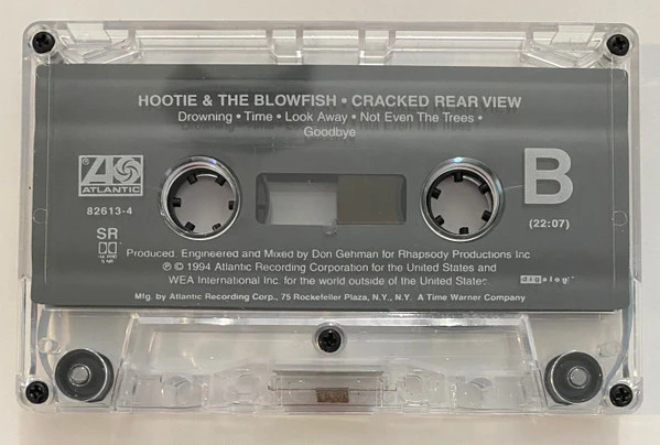Hootie & The Blowfish - Cracked Rear View (Cass, Album, SR) (Very Good Plus (VG+)) - Image 2