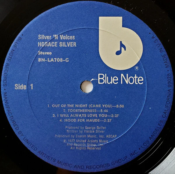 Horace Silver - Silver 'N Voices (LP, Album) (Near Mint (NM or M-)) - Image 3
