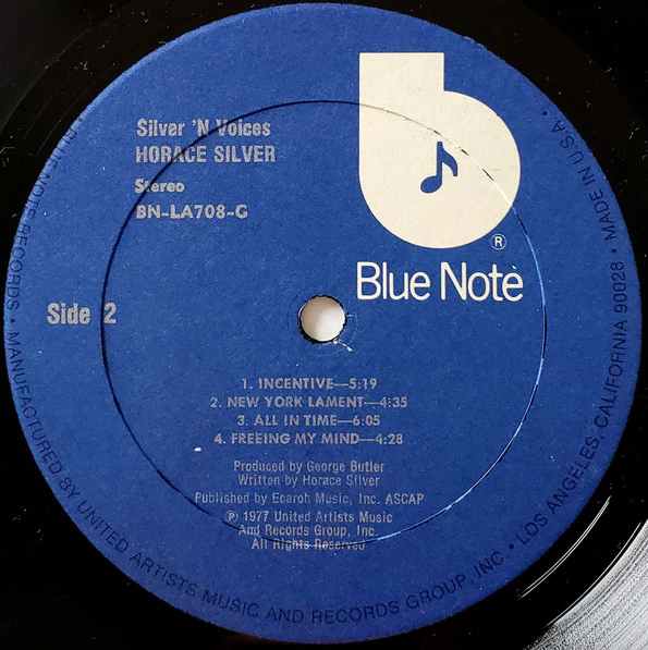 Horace Silver - Silver 'N Voices (LP, Album) (Near Mint (NM or M-)) - Image 4