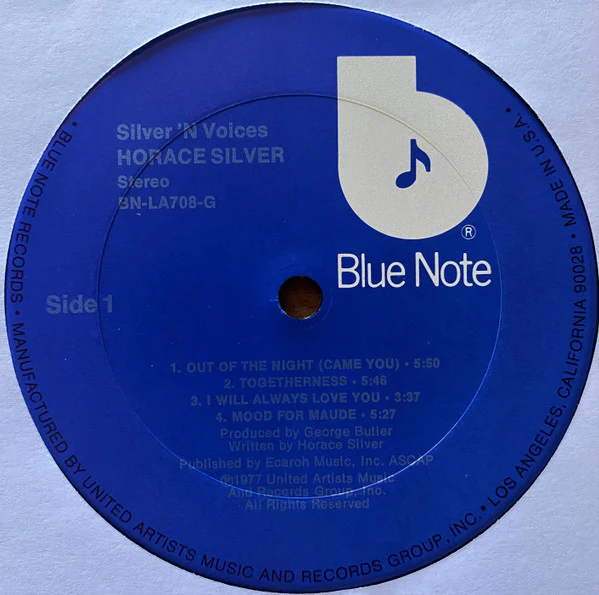 Horace Silver - Silver 'N Voices (LP, Album, Ter) (Very Good Plus (VG+)) - Image 4