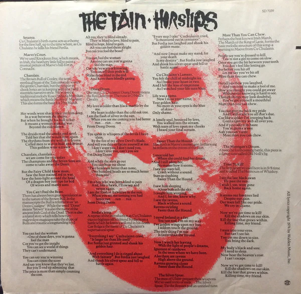 Horslips - The Táin (LP, Album, Pre) (Very Good Plus (VG+)) - Image 5