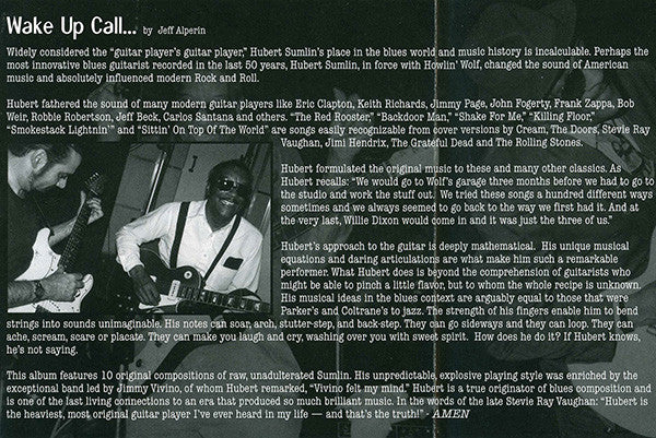 Hubert Sumlin - Wake Up Call (CD, Album) (Near Mint (NM or M-)) - Image 4