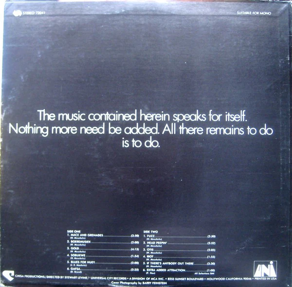 Hugh Masekela - Masekela (LP, Album) (Very Good Plus (VG+)) - Image 2