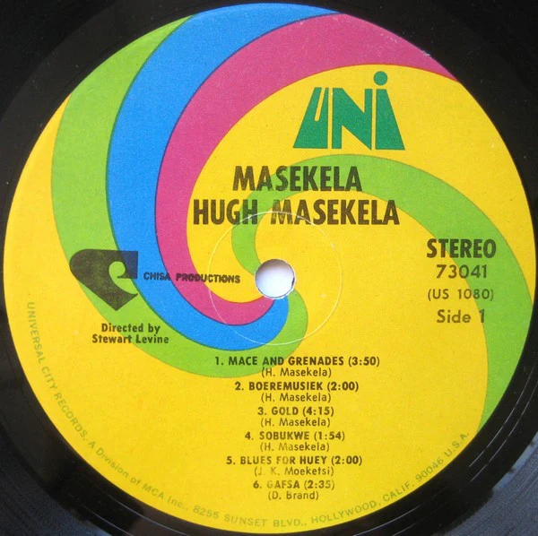 Hugh Masekela - Masekela (LP, Album) (Very Good Plus (VG+)) - Image 3