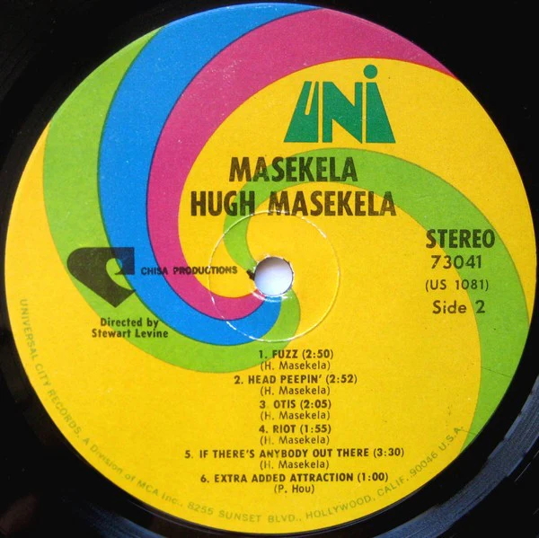 Hugh Masekela - Masekela (LP, Album) (Very Good Plus (VG+)) - Image 4