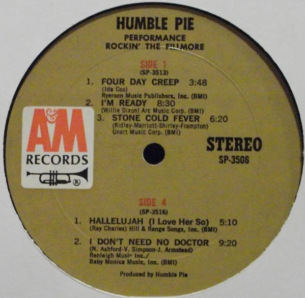 Humble Pie - Performance Rockin' The Fillmore (2xLP, Album, Mon) (Very Good Plus (VG+)) - Image 5
