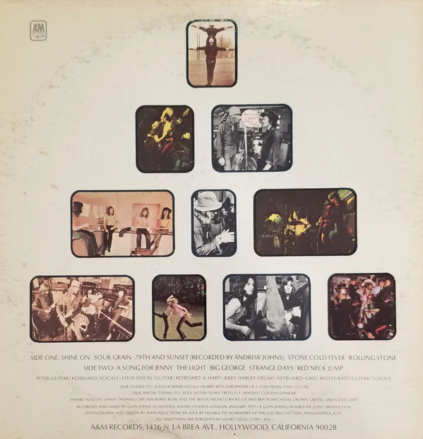 Humble Pie - Rock On (LP, Album, Ter) (Near Mint (NM or M-)) - Image 2