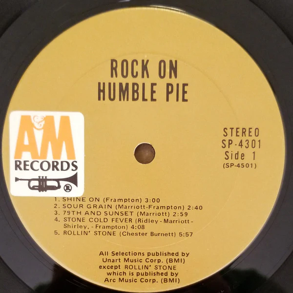 Humble Pie - Rock On (LP, Album, Ter) (Near Mint (NM or M-)) - Image 4