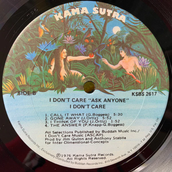 I Don't Care - Ask Anyone (LP, Gol) (Very Good Plus (VG+)) - Image 4