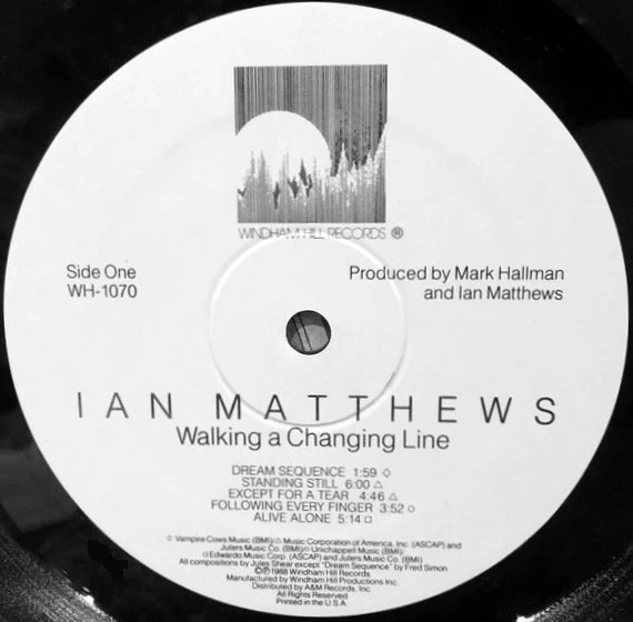 Iain Matthews - Walking A Changing Line (LP, Album) (Near Mint (NM or M-)) - Image 3