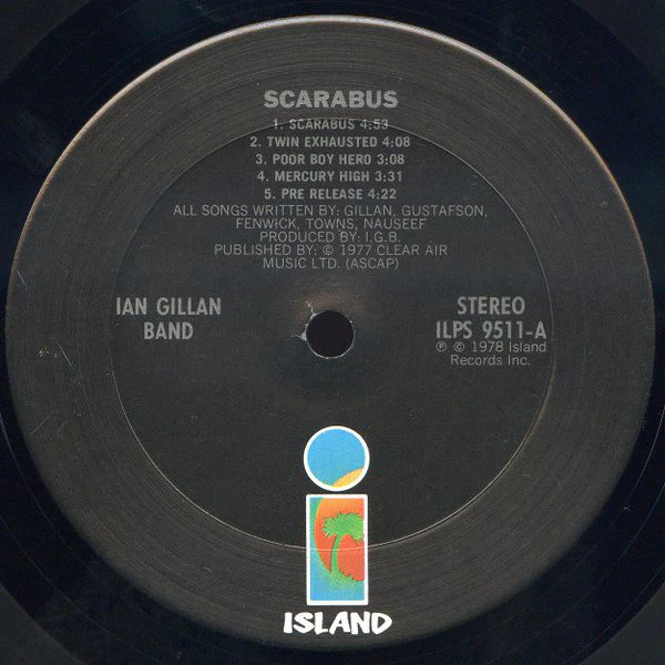 Ian Gillan Band - Scarabus (LP, Album, Pit) (Very Good Plus (VG+)) - Image 3