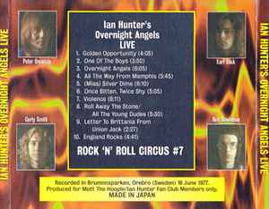 Ian Hunter ā Overnight Angels Live! (CD, Bootleg) (Near Mint (NM or M-)) - Image 2