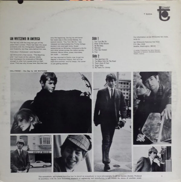 Ian Whitcomb - You Turn Me On! (LP, Album, Mono, Los) (Very Good (VG)) - Image 2