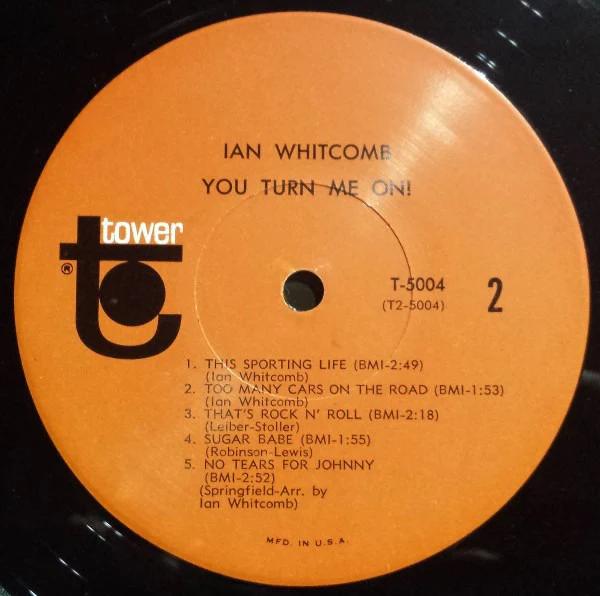 Ian Whitcomb - You Turn Me On! (LP, Album, Mono, Los) (Very Good (VG)) - Image 4