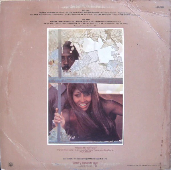 Ike & Tina Turner - Workin' Together (LP, Album, Res) (Very Good Plus (VG+)) - Image 2