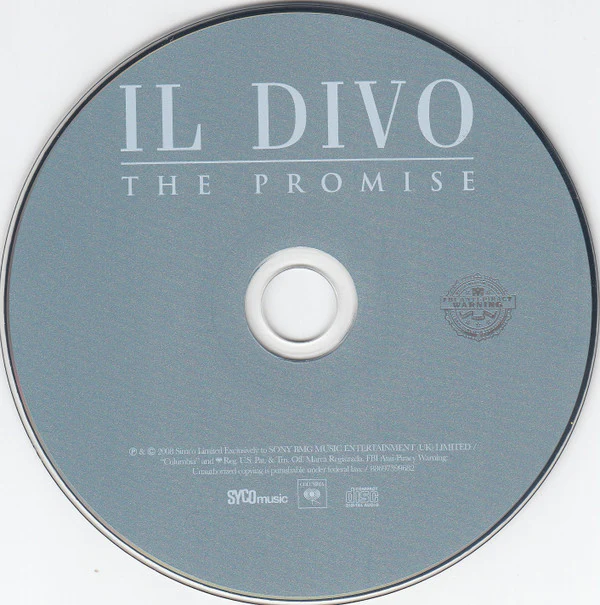 Il Divo - The Promise (CD, Album) (Mint (M)) - Image 3