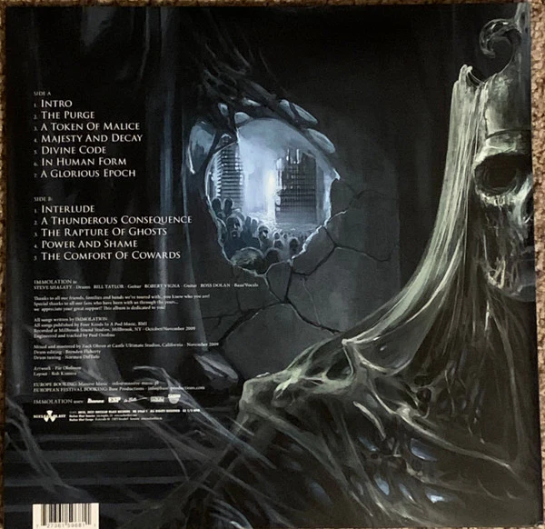 Immolation - Majesty And Decay (LP, Album, Ltd, RE, Lig) (Very Good Plus (VG+)) - Image 2