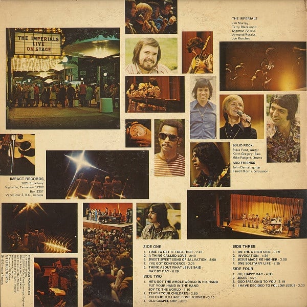 Imperials With… Solid Rock - Live (2xLP, Album, Gat) (Near Mint (NM or M-)) - Image 3