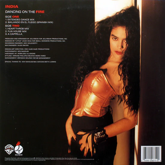 India - Dancing On The Fire (12", Maxi, Spe) (Very Good Plus (VG+)) - Image 2