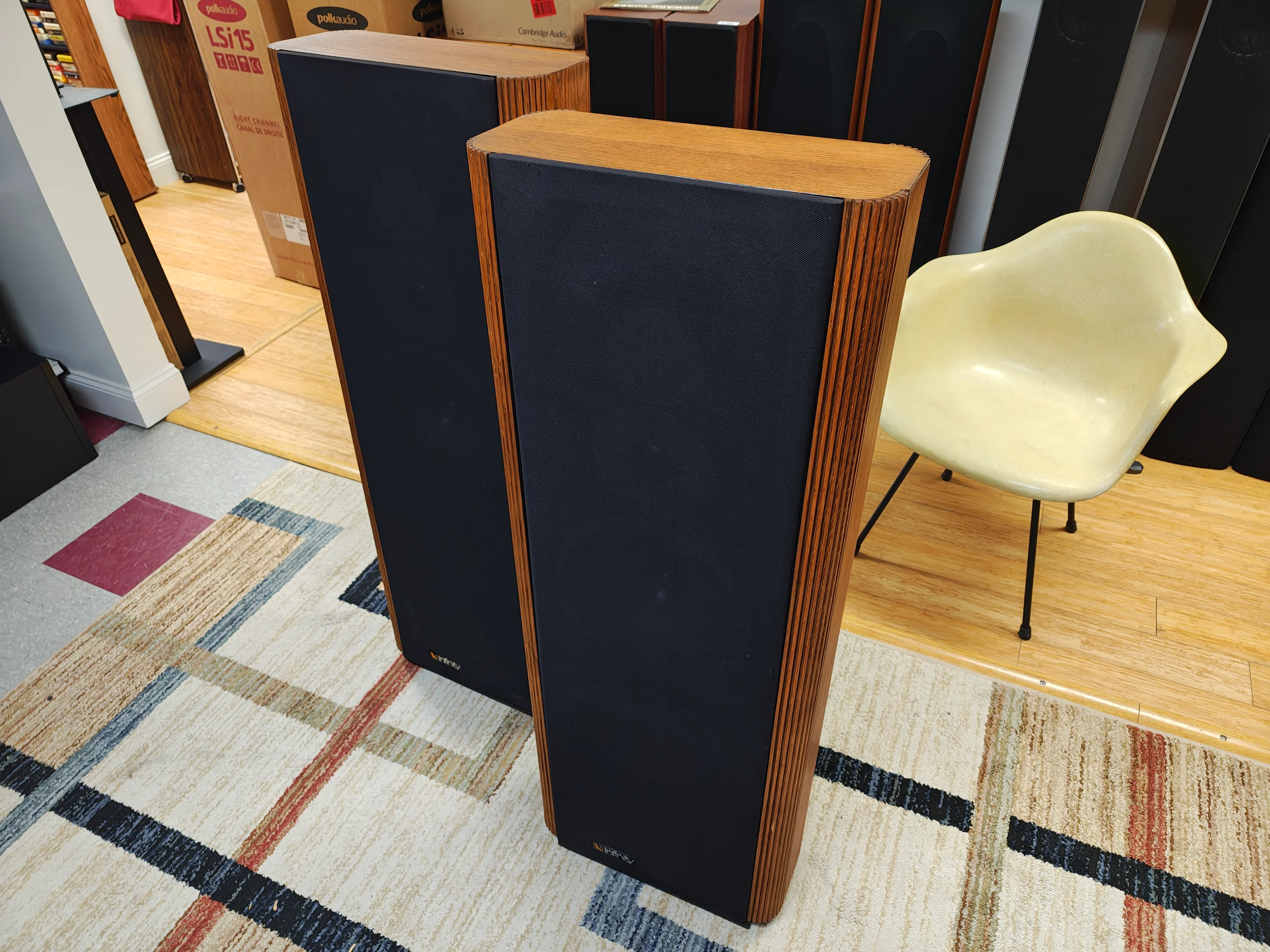 Infinity RS-IIIa Floor Standing Speakers * New Foams * - Image 2
