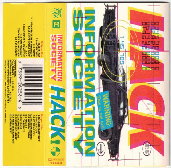 Information Society - Hack (Cass, Album, SR,) (Near Mint (NM or M-))