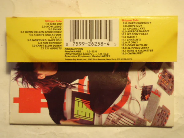 Information Society - Hack (Cass, Album, SR,) (Near Mint (NM or M-)) - Image 3
