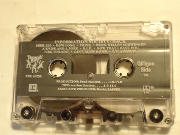 Information Society - Hack (Cass, Album, SR,) (Near Mint (NM or M-)) - Image 4