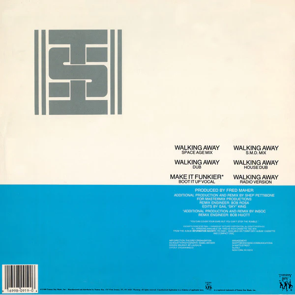 Information Society - Walking Away (12", Single) (Very Good Plus (VG+)) - Image 2