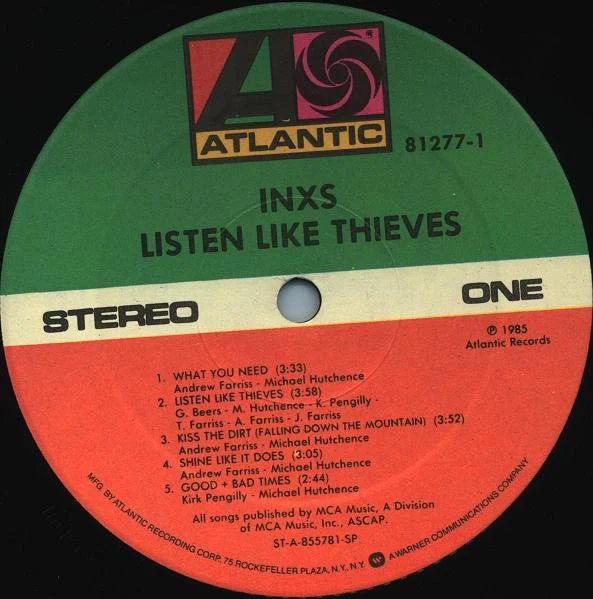 INXS - Listen Like Thieves (LP, Album, SP ) (Very Good (VG)) - Image 3