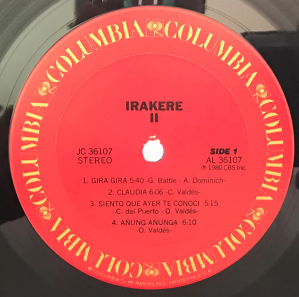 Irakere - 2 (LP, Album) (Good Plus (G+)) - Image 3