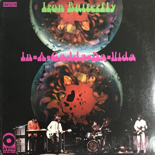 Iron Butterfly - In-A-Gadda-Da-Vida (LP, Album, Club, RP) (Good Plus (G+))